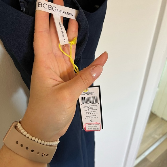 BCBG Midi Dress Navy - Picture 6 of 6